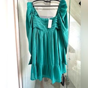 Emerald Green babydoll Dress from Abercrombie
